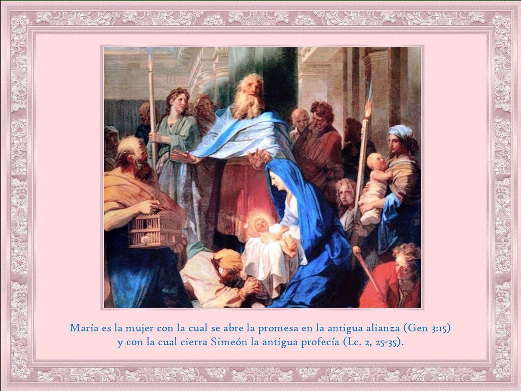 y con la cual cierra Simeón la antigua profecía (Lc. 2, 25-35).