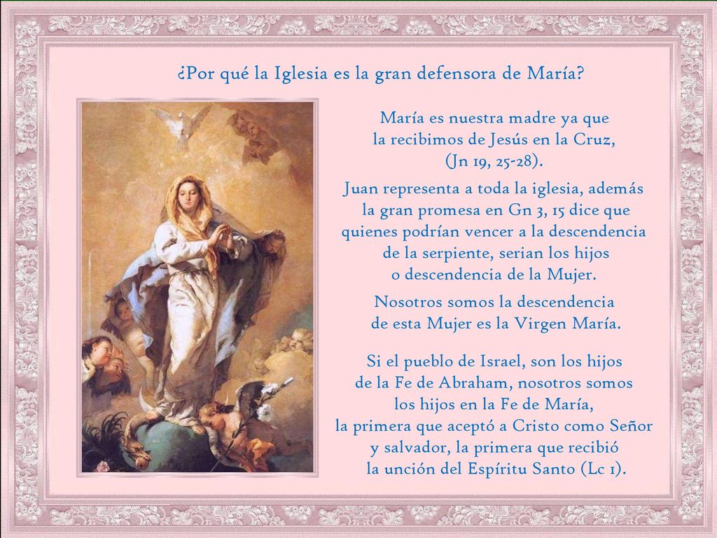 ¿Por qué la Iglesia es la gran defensora de María