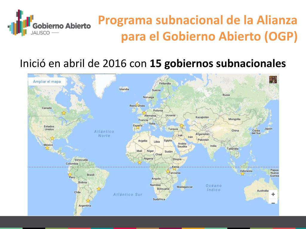 Programa subnacional de la Alianza para el Gobierno Abierto (OGP)