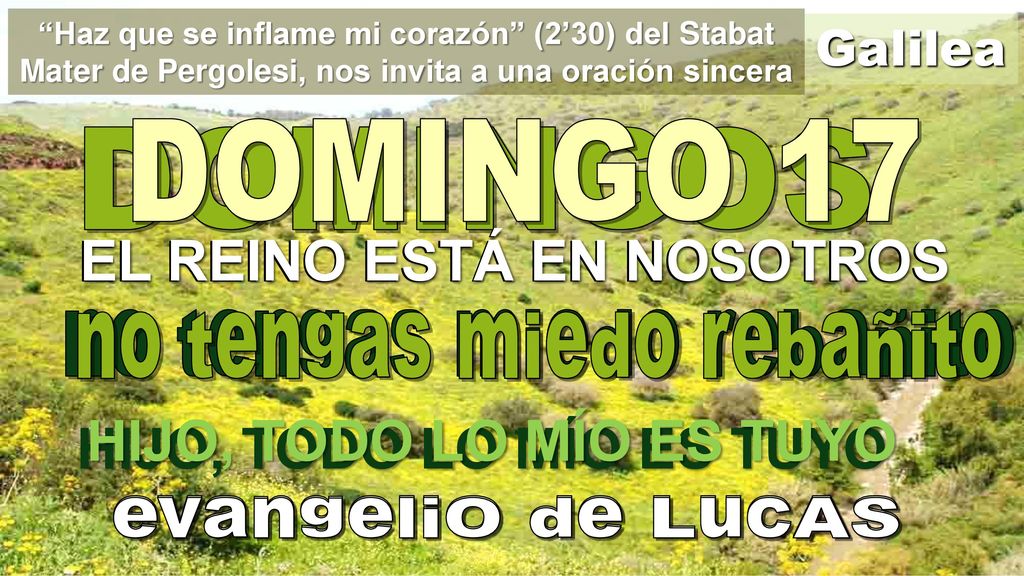 EL REINO ESTÁ EN NOSOTROS EL REINO ESTÁ EN NOSOTROS