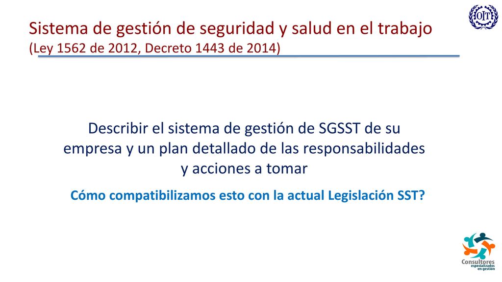 Sistema de gestión de seguridad y salud en el trabajo (Ley 1562 de 2012, Decreto 1443 de 2014)