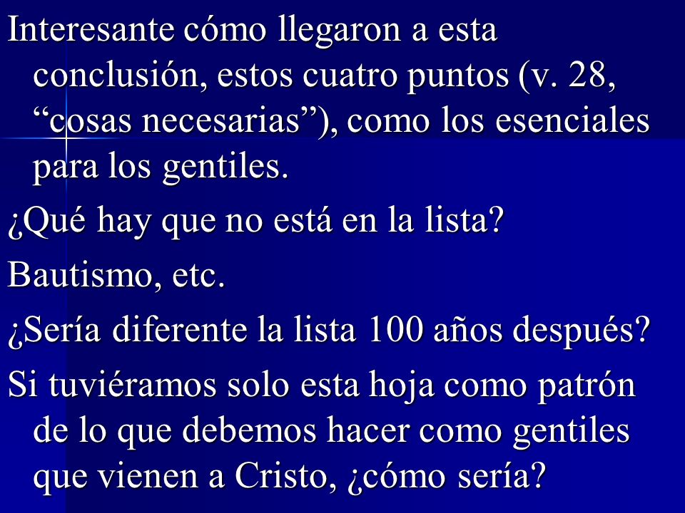 Interesante cómo llegaron a esta conclusión, estos cuatro puntos (v