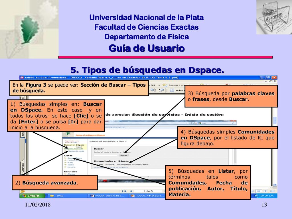 Guía de Usuario 5. Tipos de búsquedas en Dspace.