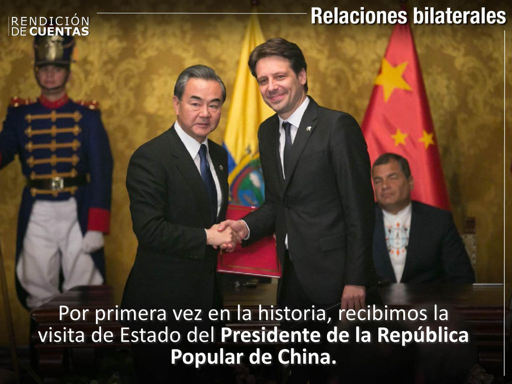 Por primera vez en la historia, recibimos la visita de Estado del Presidente de la República Popular de China.