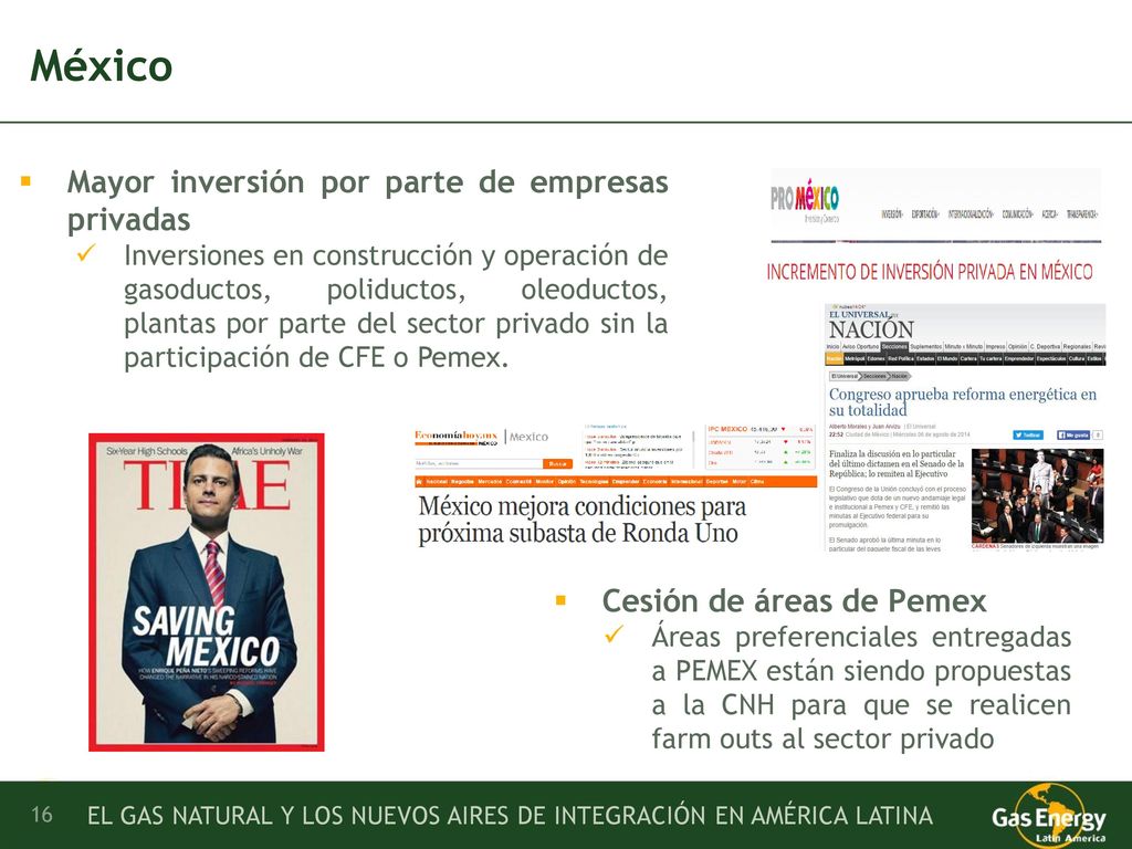 México Mayor inversión por parte de empresas privadas
