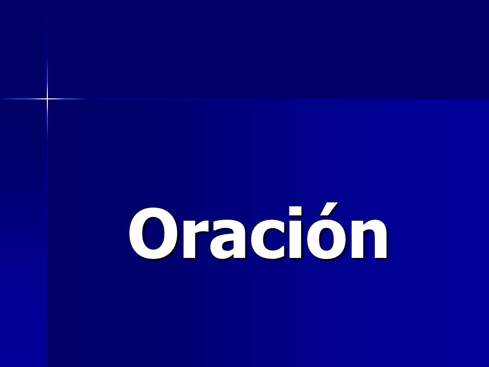 Oración