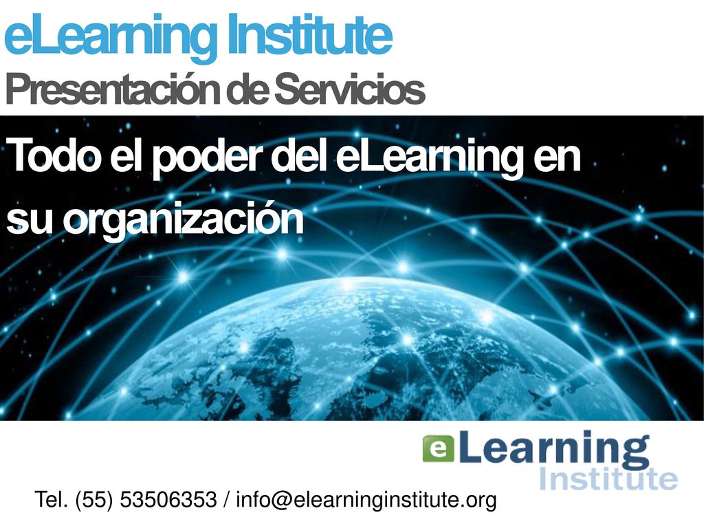 eLearning Institute Todo el poder del eLearning en su organización