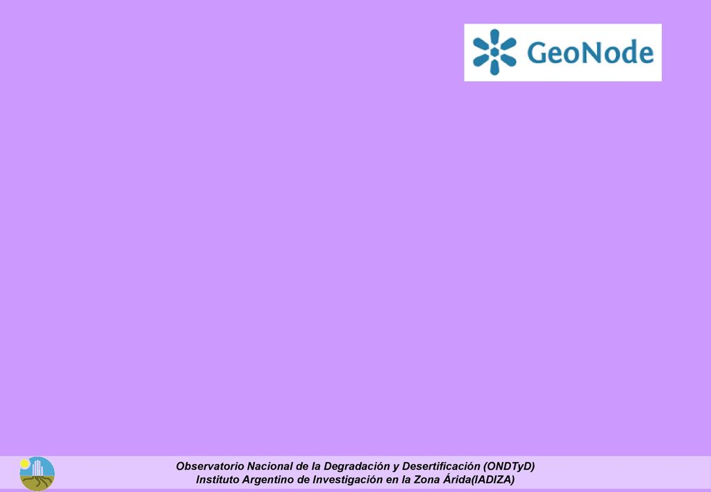 Observatorio Nacional de la Degradación y Desertificación (ONDTyD)