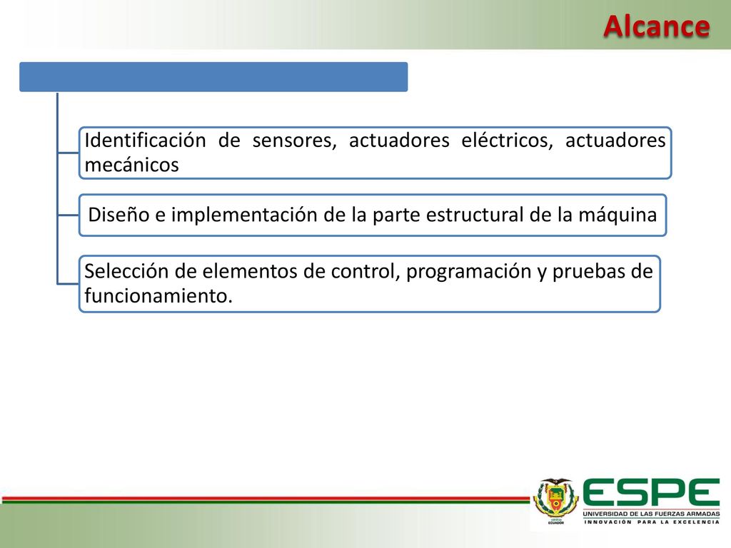 Diseño e implementación de la parte estructural de la máquina
