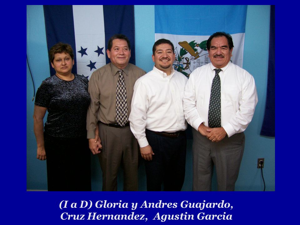 (I a D) Gloria y Andres Guajardo, Cruz Hernandez, Agustin Garcia