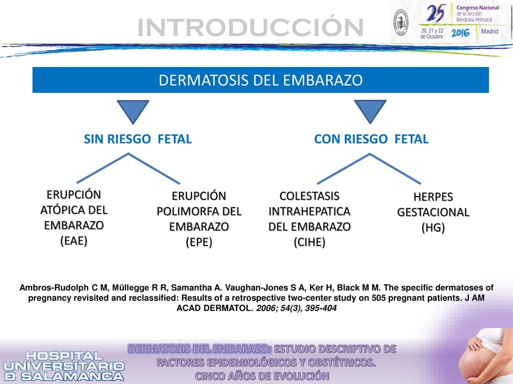 INTRODUCCIÓN DERMATOSIS DEL EMBARAZO SIN RIESGO FETAL CON RIESGO FETAL