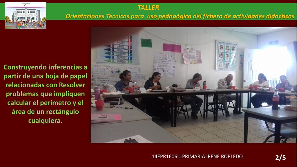 TALLER Orientaciones Técnicas para uso pedagógico del fichero de actividades didácticas.