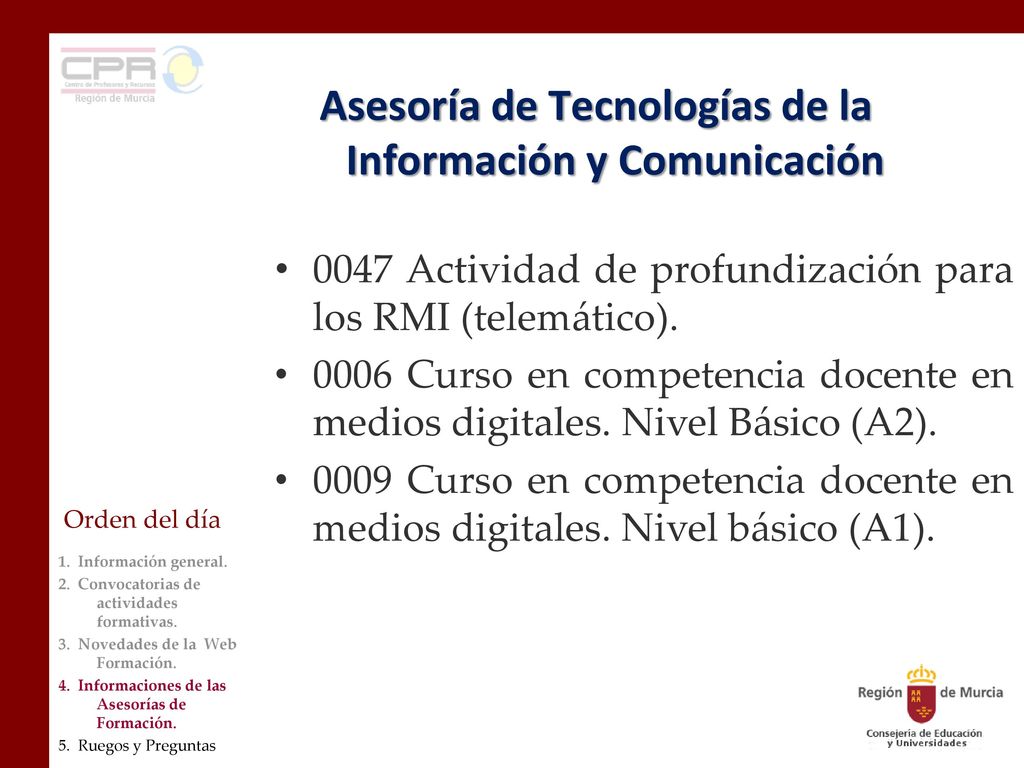 Asesoría de Tecnologías de la Información y Comunicación