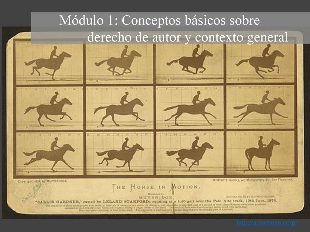 Módulo 1: Conceptos básicos sobre derecho de autor y contexto general