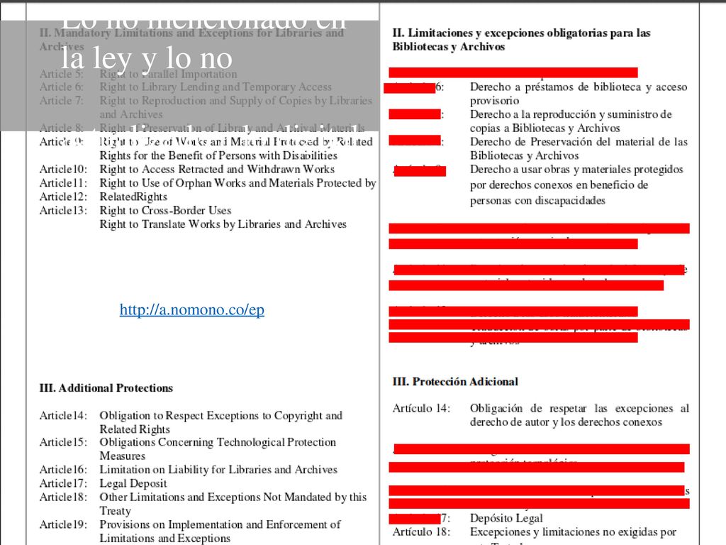 Lo no mencionado en la ley y lo no actualizado a lo digital