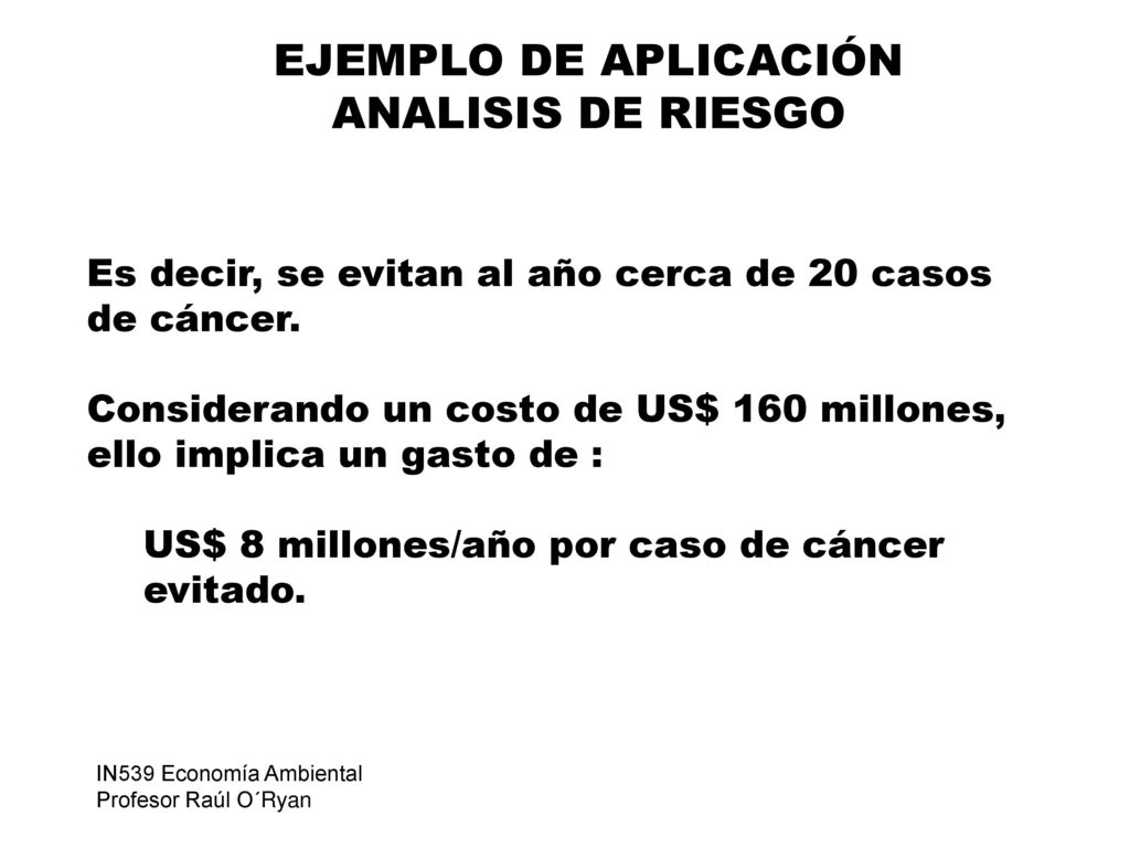 EJEMPLO DE APLICACIÓN ANALISIS DE RIESGO