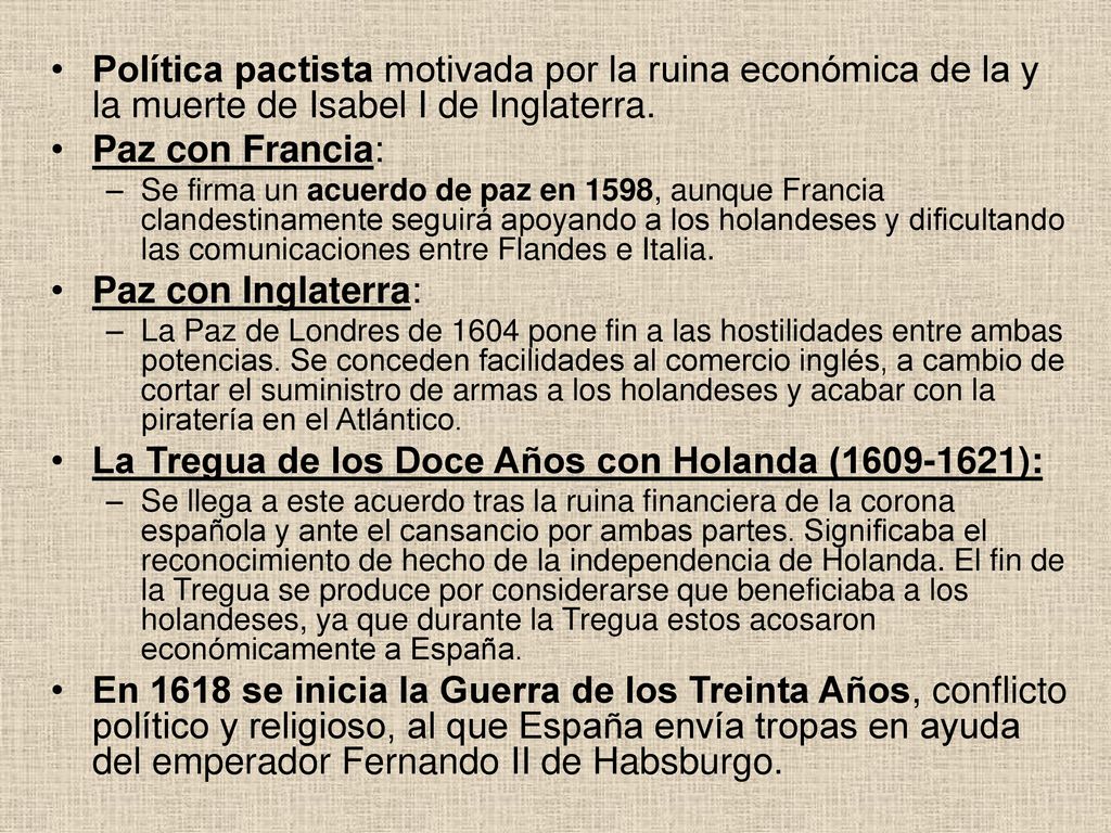 La Tregua de los Doce Años con Holanda ( ):