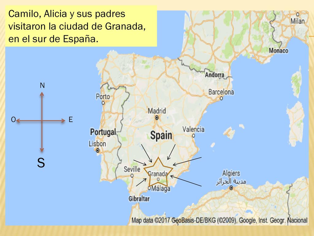 S Camilo, Alicia y sus padres visitaron la ciudad de Granada,