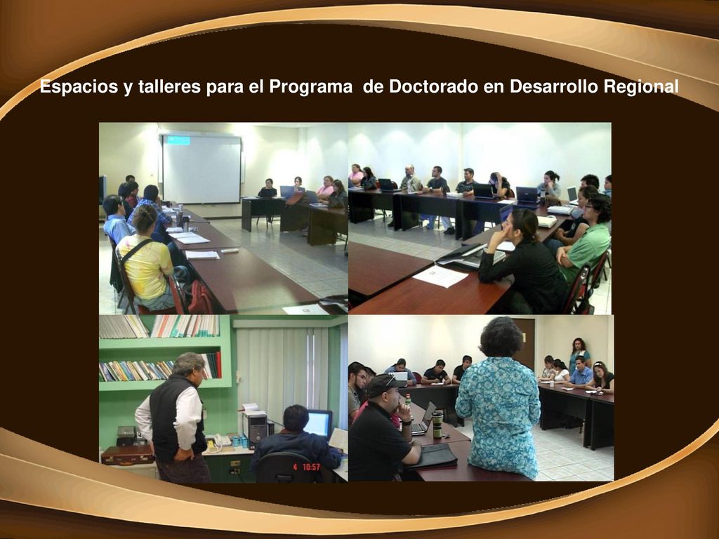 Espacios y talleres para el Programa de Doctorado en Desarrollo Regional