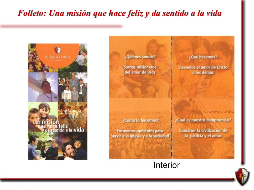 Folleto: Una misión que hace feliz y da sentido a la vida