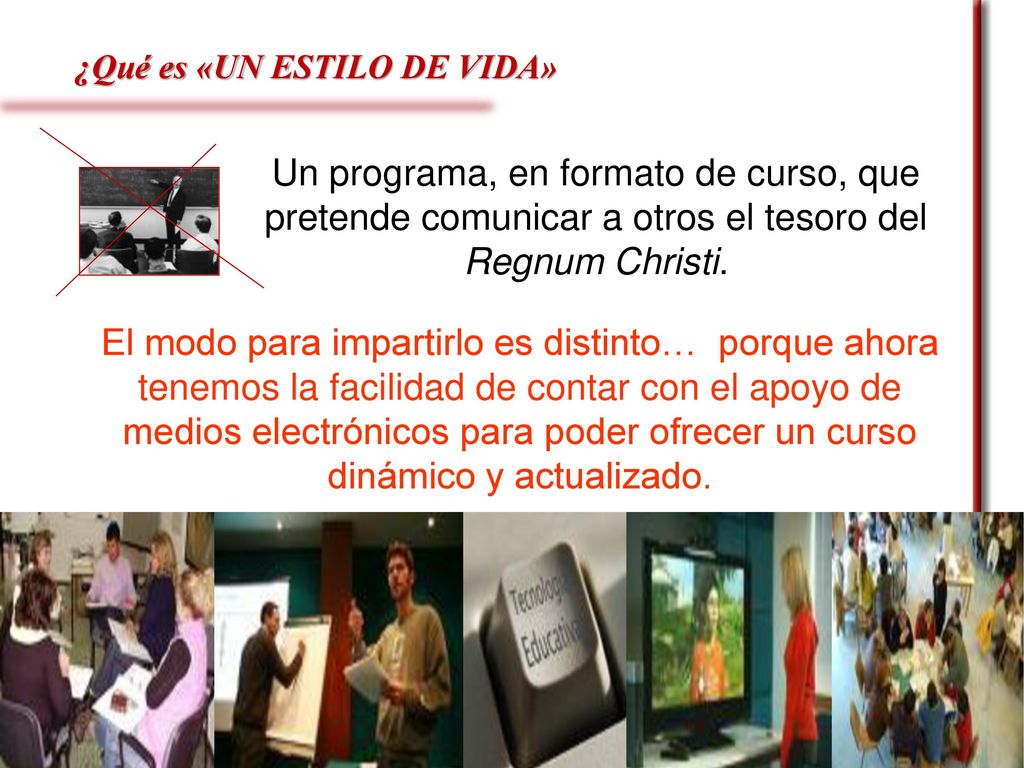 A. ¿Qué es el pudor ¿Qué es «UN ESTILO DE VIDA» Un programa, en formato de curso, que pretende comunicar a otros el tesoro del Regnum Christi.