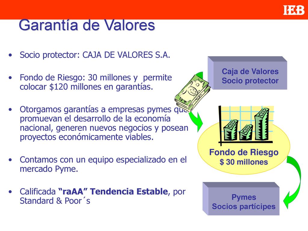 Garantía de Valores Socio protector: CAJA DE VALORES S.A.
