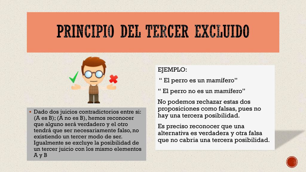 PRINCIPIO DEL TERCER EXCLUIDO