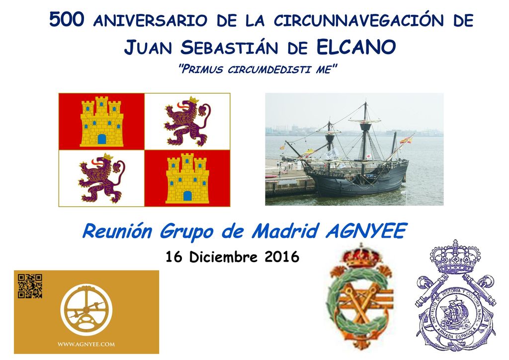 500 aniversario de la circunnavegación de Juan Sebastián de ELCANO