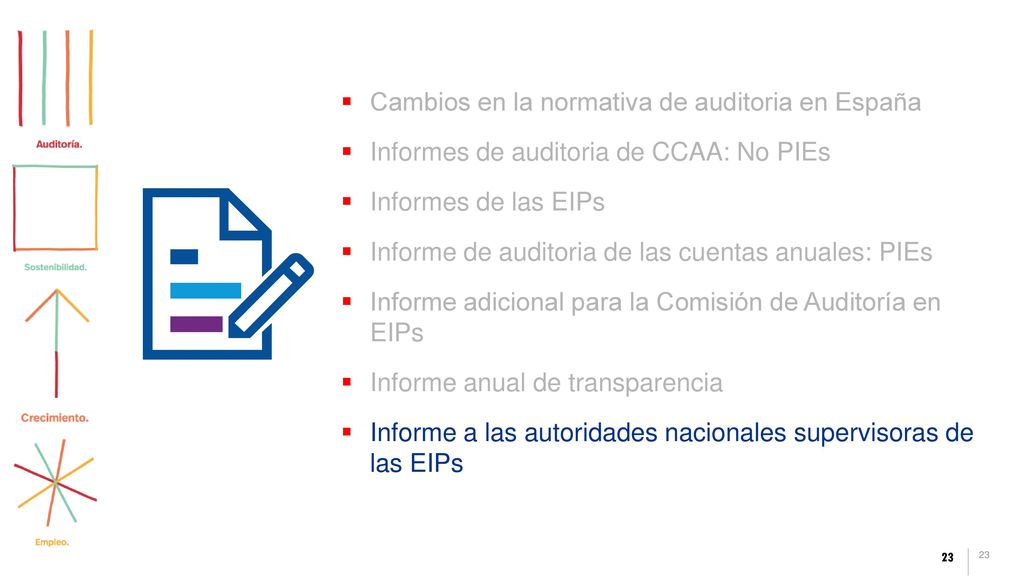 Cambios en la normativa de auditoria en España