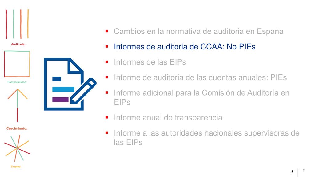 Cambios en la normativa de auditoria en España