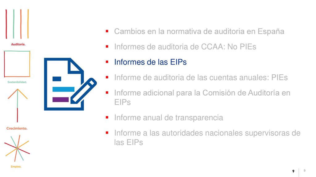 Cambios en la normativa de auditoria en España