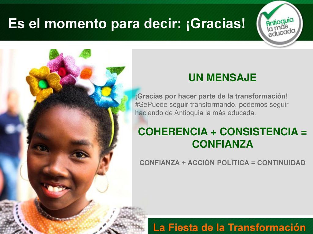 1. ¿Por qué estamos aquí Es el momento para decir: ¡Gracias!