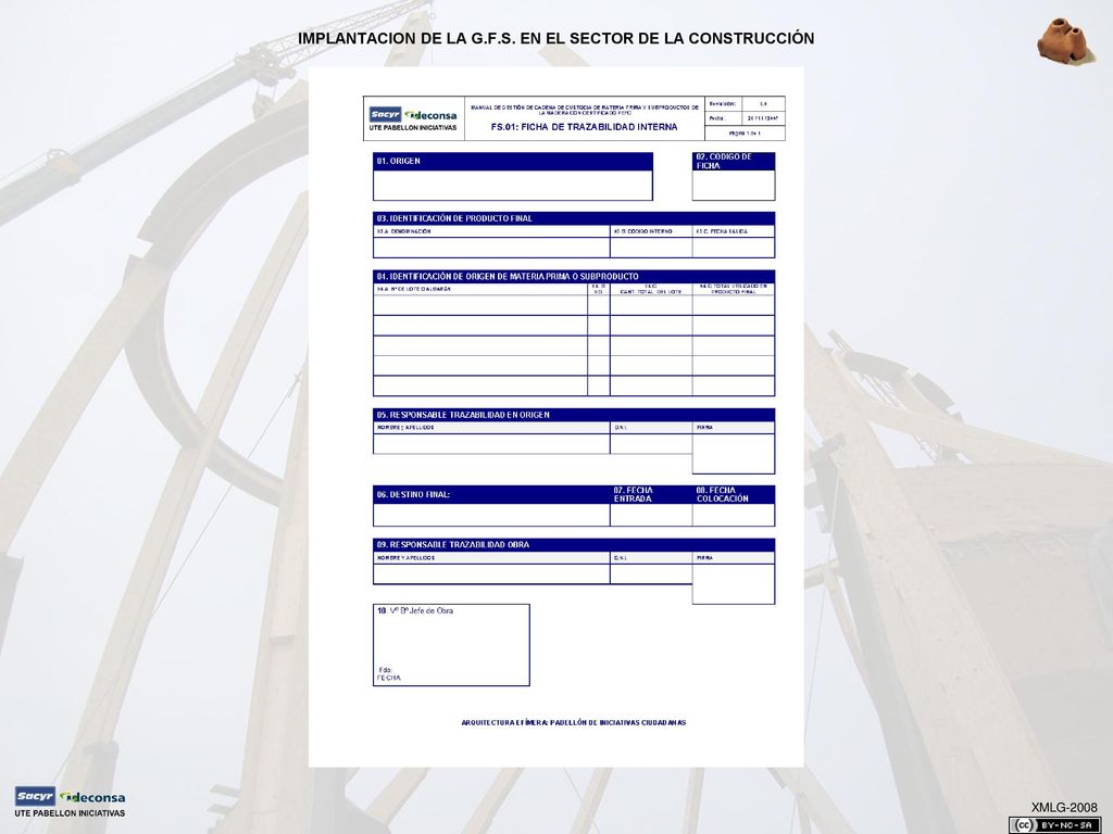 IMPLANTACION DE LA G.F.S. EN EL SECTOR DE LA CONSTRUCCIÓN
