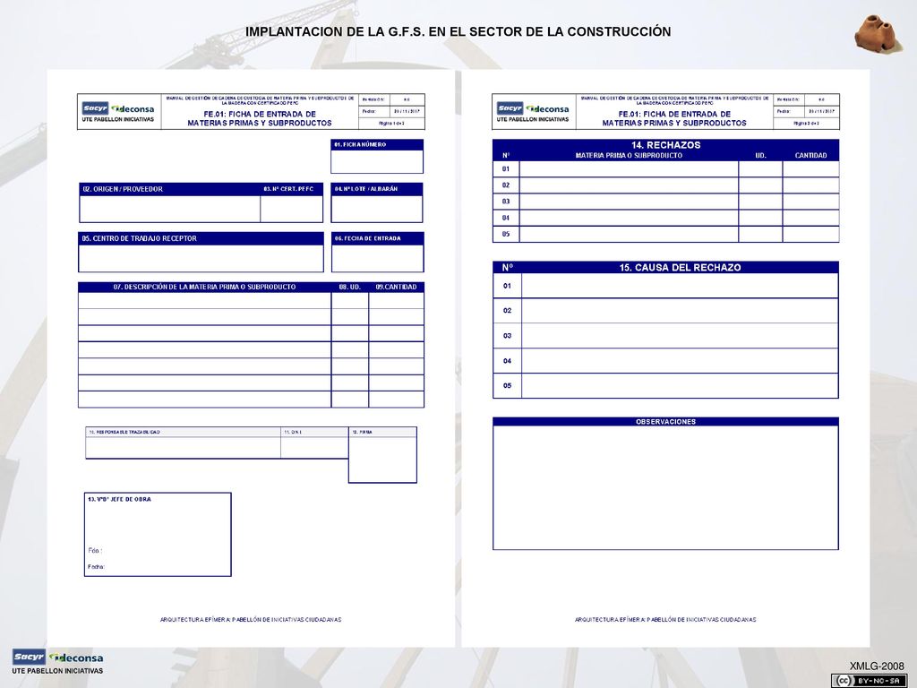 IMPLANTACION DE LA G.F.S. EN EL SECTOR DE LA CONSTRUCCIÓN