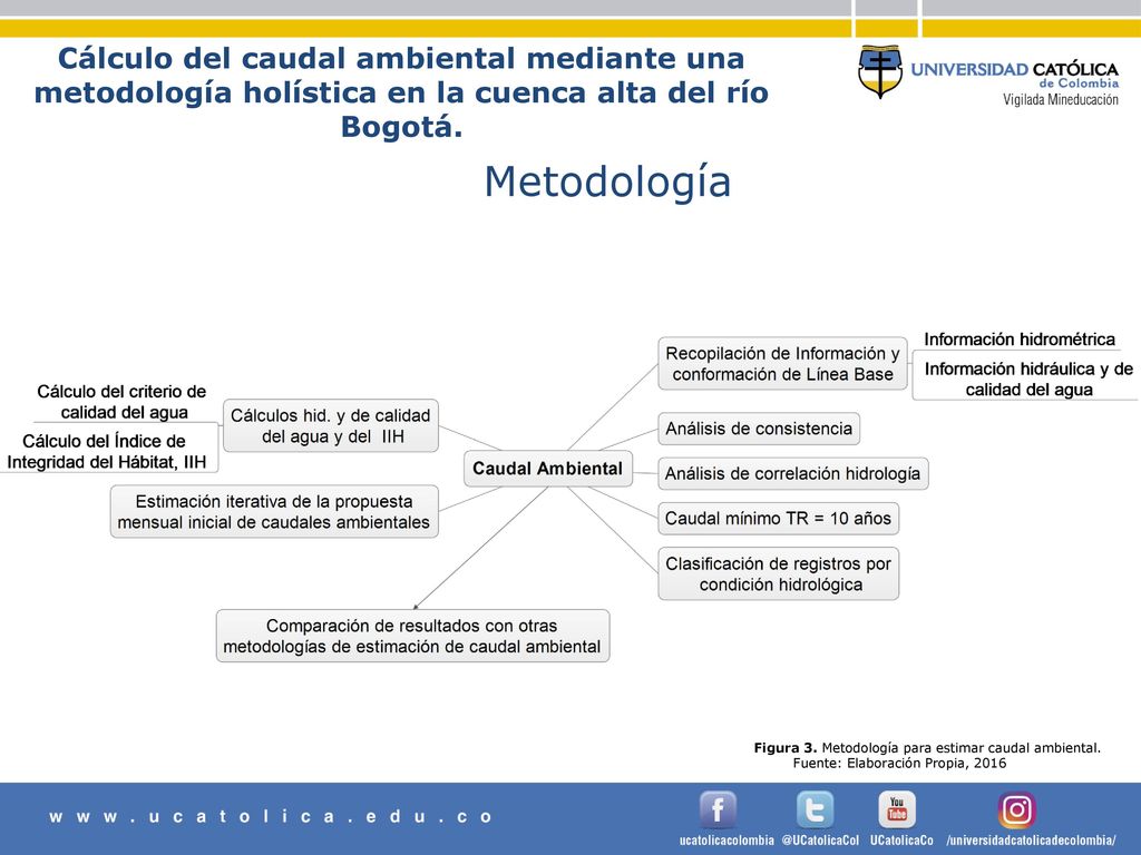 Cálculo del caudal ambiental mediante una metodología holística en la cuenca alta del río Bogotá.