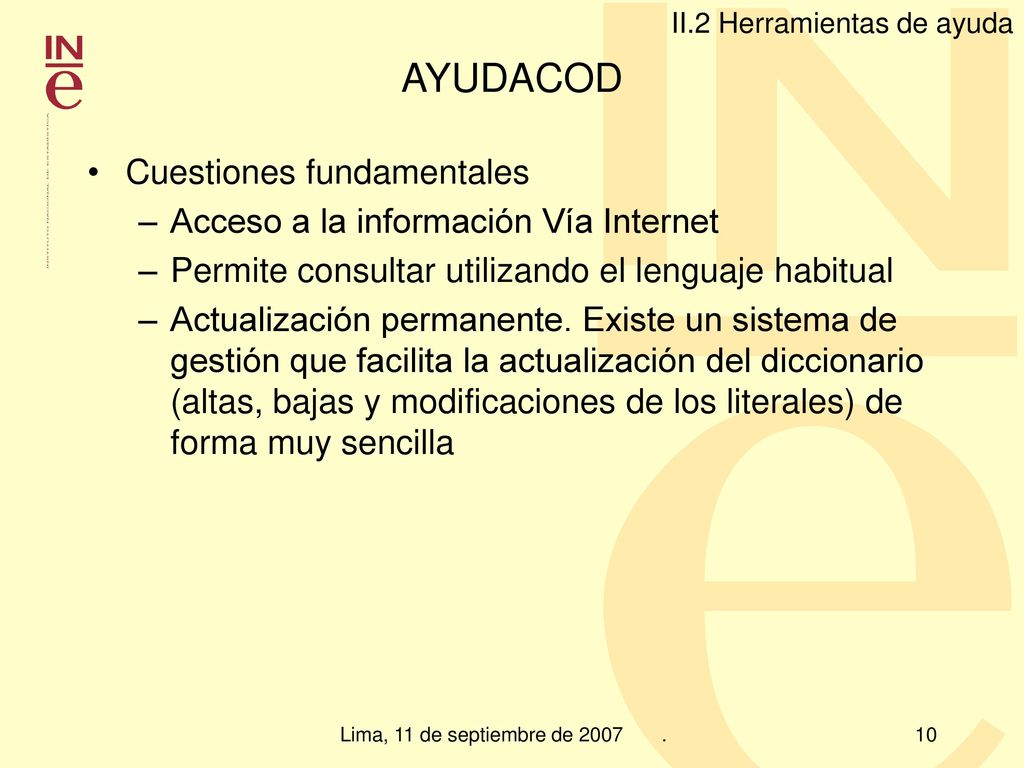 AYUDACOD Cuestiones fundamentales Acceso a la información Vía Internet