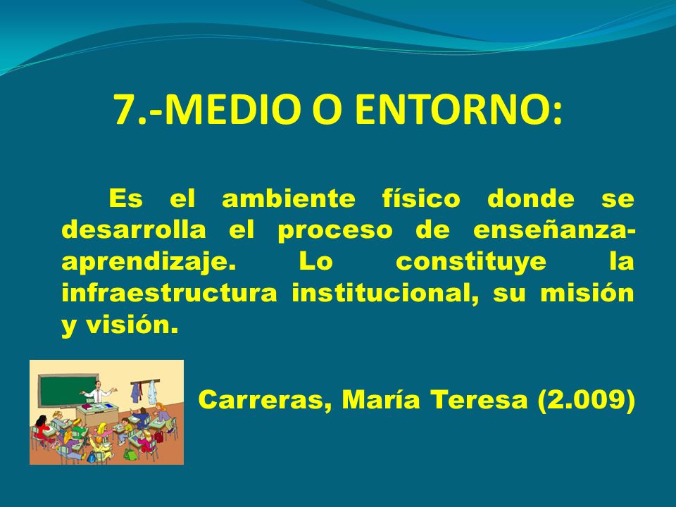 7.-MEDIO O ENTORNO: Carreras, María Teresa (2.009)