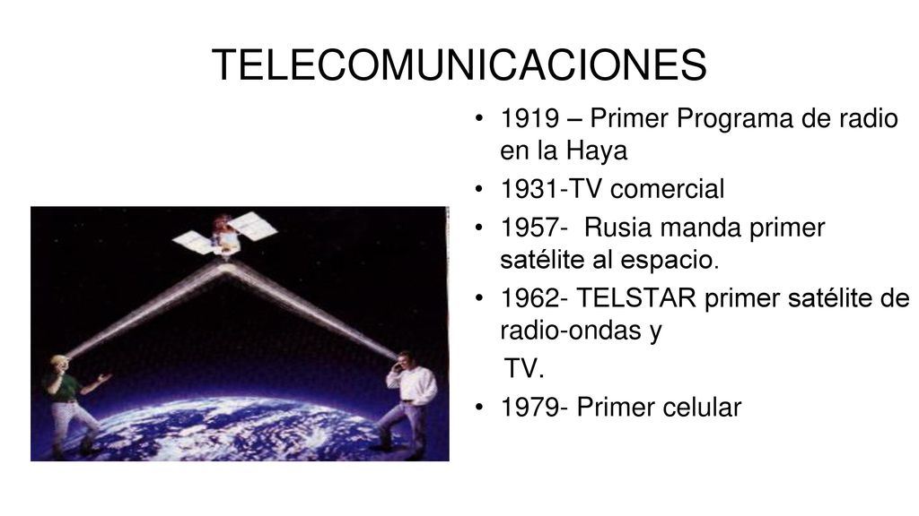 TELECOMUNICACIONES 1919 – Primer Programa de radio en la Haya