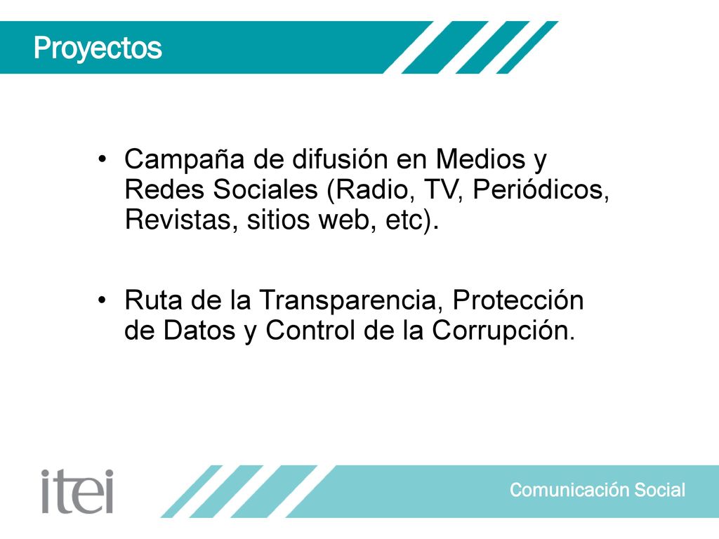 Proyectos Campaña de difusión en Medios y Redes Sociales (Radio, TV, Periódicos, Revistas, sitios web, etc).
