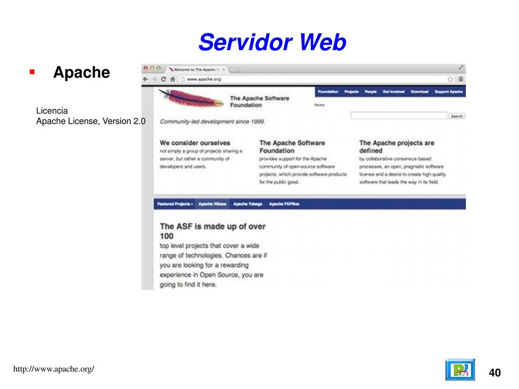 Servidor Web Apache 40 Licencia Apache License, Version 2.0