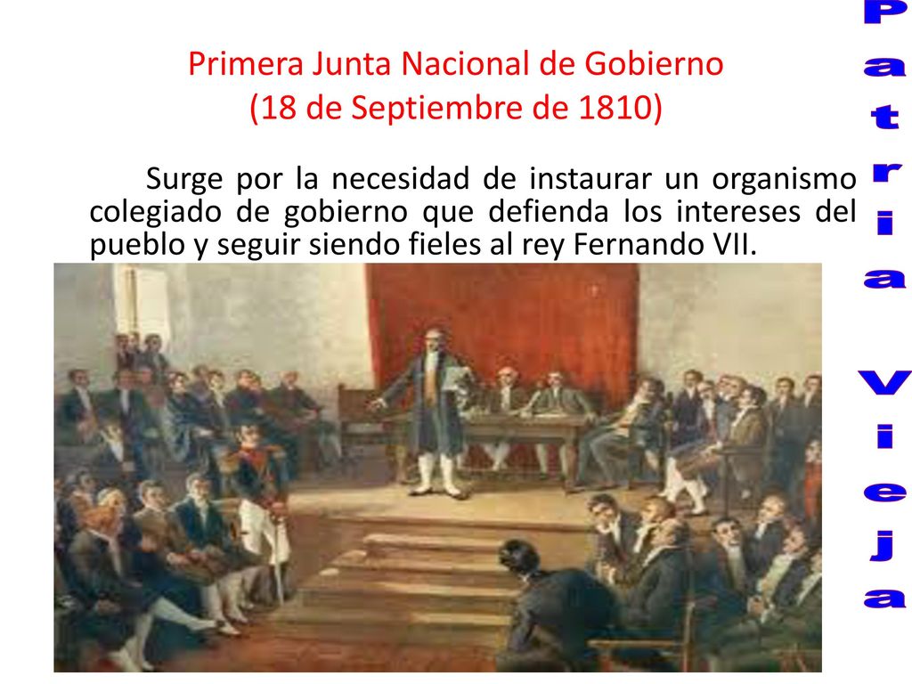 Primera Junta Nacional de Gobierno (18 de Septiembre de 1810)
