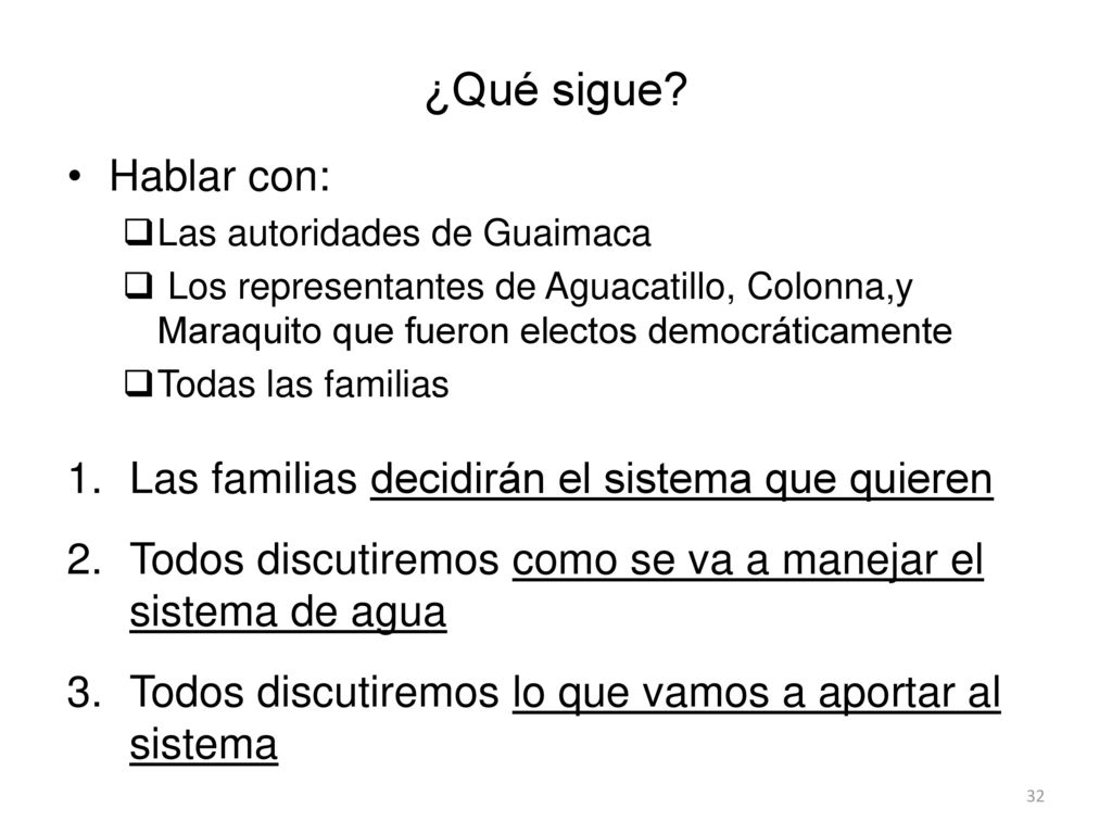 ¿Qué sigue Hablar con: Las familias decidirán el sistema que quieren