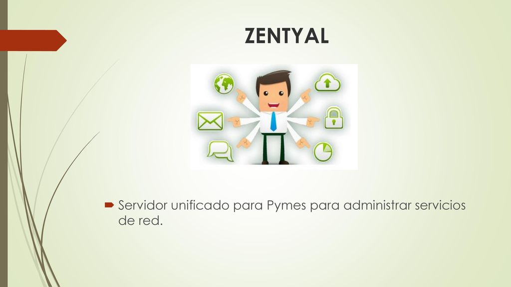 ZENTYAL Servidor unificado para Pymes para administrar servicios de red.