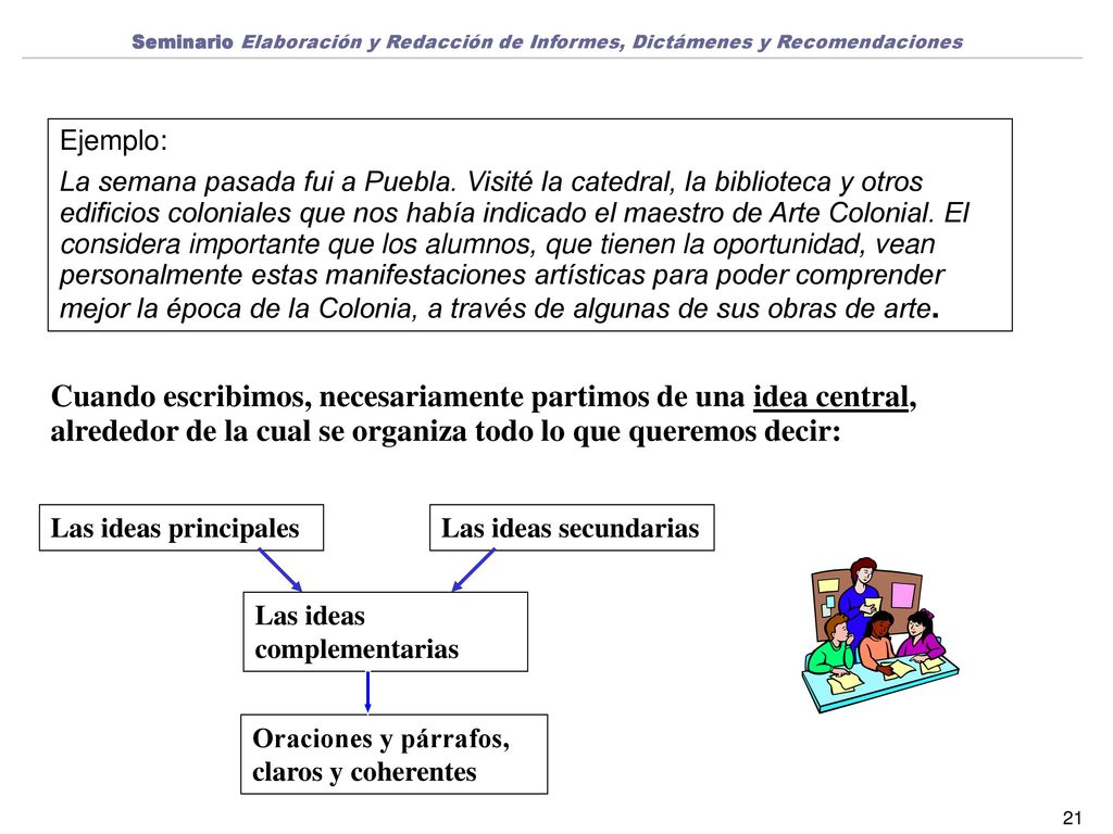 Seminario Elaboración y Redacción de Informes, Dictámenes y Recomendaciones