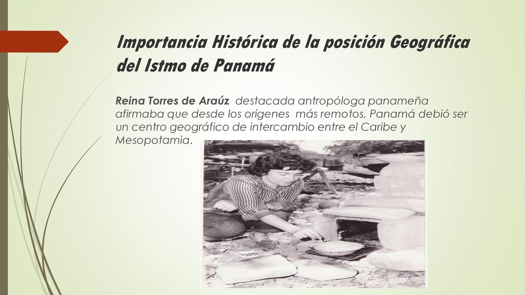 Importancia Histórica de la posición Geográfica del Istmo de Panamá