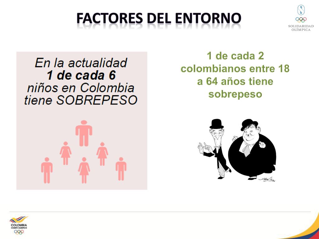 1 de cada 2 colombianos entre 18 a 64 años tiene sobrepeso