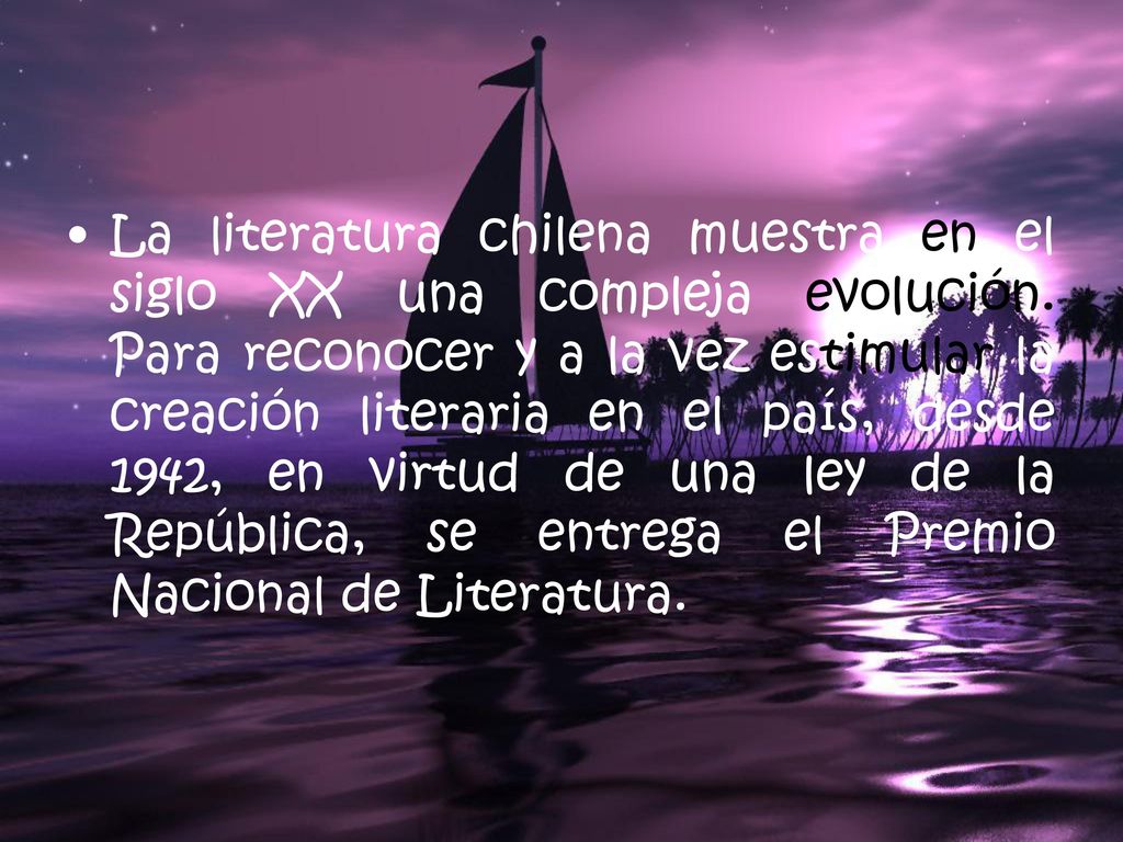 La literatura chilena muestra en el siglo XX una compleja evolución