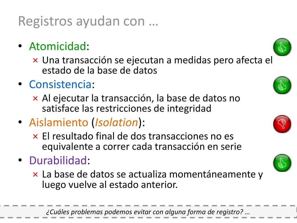 ¿Cuáles problemas podemos evitar con alguna forma de registro …