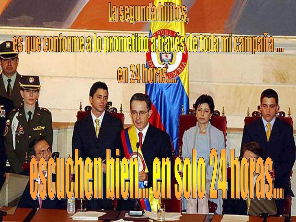 es que conforme a lo prometido a través de toda mi campaña .…