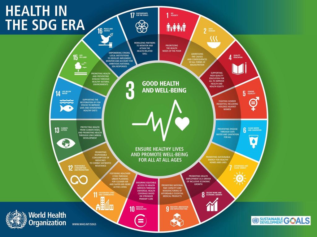 The 2030 Agenda for Sustainable development has 17 goals, including Goal 3 Ensure healthy lives and promote well-being for all at all ages .